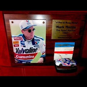 Mark Martin plaque